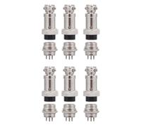 ifundom 12pcs Circular Plug and Aviation Socket Cable Connector Electrical Wire Joint with Copper Material and Easy to Install Feature for Aviation Applications