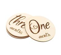 ifundom 12pcs Double-Sided Monthly Cards Photography Props for Boy Girl to Capture Newborn Growth Moments