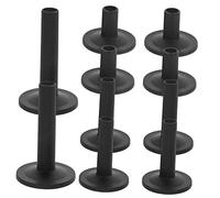ifundom 12pcs Drum Kit Accessory Set Hand Drum Percussion Kit Parts Black Cymbal Sleeves