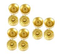 ifundom 12pcs Electric Guitar Volume Hat Guitar Bass Potentiometer Knob for Replacements for Sound Control and Use