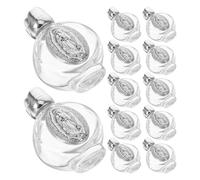 ifundom 12pcs Glass Baptism Holy Bottle Decorative Holy Water Holder 15ml Refillable Refined Texture for Christian Baptism Ceremonies