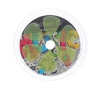 ifundom 12pcs Green Celluloid Guitar Picks Thin Plectrums for Acoustic Guitar Performance