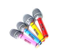 ifundom 12Pcs Inflatable Microphone PVC Swimming Pool for Birthday Party Favors Random Colors Pool Inflatables for Party Decorations Random Color
