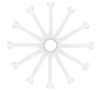 ifundom 12pcs Mini Skeleton Bones Halloween Decoration Props Fake Bone for Halloween Plastic Material White Colour Lightweight and Easy to Carry Suitable for Haunted Houses