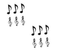 ifundom 12pcs Music Note Sheet Music Clip Holder for Score Book Reading Material Clips for Musicians Lectures Sermon Notes Piano Scores Cooking Recipes