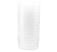 ifundom 12pcs Plastic Bird Feeder Water Cup for Birds Feeding Tray Pet Feeder for Outdoor Use