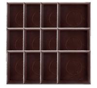 ifundom 12pcs Plastic Multi-function Furniture Coasters for Bar Stool and Patio Chair Legs, Easy to Install Professional Couch Stoppers and Chair Wheel Protectors for Carpet and Hard