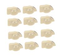 ifundom 12pcs Potentiometer Knob Caps for Guitar Volume Control Plastic Knobs Chicken-head Design