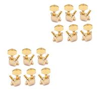 ifundom 12pcs Semiclosed Tuning Pegs Keys for Acoustic Guitar Locking Machine Heads Lr Guitar Tuning Pegs Replacement