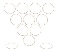 ifundom 12pcs Shockproof Microphone Stand Rope for Condenser Microphone Band Mic Stand Shock Mount Replacement Mic Vibration Rubber Ring Elastic Band for Shock Mount Rubber Spacer and Hold