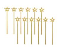 ifundom 12pcs Sparkly Star Wands Lightweight Fairy Princess Angel Wand Sticks for Birthday Party Wedding Halloween Christmas Cosplay Role Play