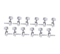 ifundom 12pcs Vintage Style Guitar Machine Heads Locking Tuners Tuning Pegs for Folk Guitar