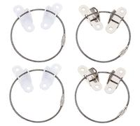 ifundom 12sets Furniture Anti-tip Straps for Boy Girl Safety Furniture Fixer of Secure Connectors for Cabinets Dressers and Tvs and Versatile Anti-Falling Device
