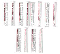 ifundom 12sheets Guzheng Scale Stickers for Beginners Easy Use Musical Note Positioning Stickers and Removable for Learning Guzheng and Assisting Practice