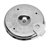 ifundom 13-hole C-c Pitch Violin Guitar Bass Tuner, 13-tone Multi-use round Tuning Pipe for String Instruments, Silver Musical Instrument Accessory for Precise Tuning