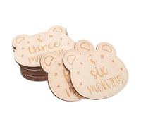 ifundom 14pcs Animal Themed Cards Growth Discs for Monthly Photos Keepsake for Newborns and Parents Smooth Durable Design