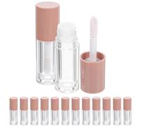 ifundom 14pcs Empty Lip Gloss Tubes Wands Plastic Large Brush Lip Balm Container for Gloss Multipack