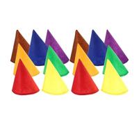 ifundom 14pcs Felt Gnome Cone Hats for Party and Halloween Comfortable and Versatile Small Cone-shaped Party Hats for Ages Colourful Dwarf for Birthday or Christmas Random Color