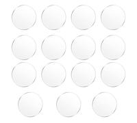 ifundom 15pcs Acrylic round Discs with Smooth Surface and Burr-free Edges, Acrylic Circle Sheets for DIY Projects and Handmade Art Crafts