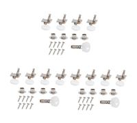 ifundom 15pcs Banjo Machine Heads Tuning Peg Key Tuner Bushings for Acoustic Electric Guitar