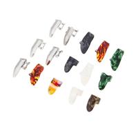 ifundom 15pcs Guitar Pick Set Metal Plectrum for Thumb and Index Finger Essential Guitar Accessories for Acoustic Performance
