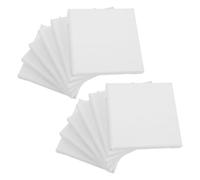 ifundom 15pcs Mini Cotton Canvas Boards 10x10cm Square Stretched Painting Panels for Artists Hobbyists Bulk Small Art Canvases Suitable for Home and School Projects