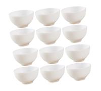 ifundom 15pcs Mini Plastic Bowls for Dollhouse Kitchen Supplies Realistic Tiny Miniature House Tableware Decor Lightweight DIY Accessories
