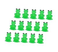 ifundom 15pcs Resin Mini Frog Figurines Durable Garden Ornaments for DIY Micro Landscape Realistic Tiny Frog Decor for Dollhouse Balcony Flowerpot and Home Decoration