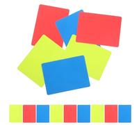 ifundom 15pcs Soccer Referee Cards Football Officials Equipment Cards with Thickened Pvc Material Professional Layout Resists Wear and Tear for Outdoor Training Matches
