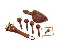 ifundom 15pcs Violin Accessories Kit Tailpiece Chinrest Endpin Tail for Violin Fiddle