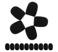 ifundom 15pcs Wireless Lavalier Microphone Mini Foam Windscreen Covers for Lapel Mic Protection for Interview Recording