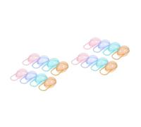ifundom 16pcs Bibs Pacifier Box Portable Pacifier Holder Case Holder Compact Lightweight Design
