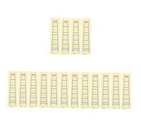 ifundom 16pcs Removable Violin Finger Position Stickers for Beginners Transparent Fretboard Markers for Easy Practice Lightweight and Violin Stickers for Accurate Note Identification