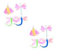 ifundom 16pcs Worm Cat Teaser Replacement Cat Teasing Toys Kitten Teaser Refills Worm Wormer for Refills Teasing Stick Replacement for Toy