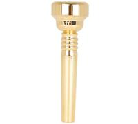 ifundom 17c Gold Plated Trumpet Mouthpiece Small Trumpet Music Instrument for Beginner and Professional Players Metal Trumpet Smooth Tone and Sturdy Construction