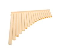 ifundom 18 Pipes Pan Flute Plastic Panpipe Instrument for School Use Boys and Girls Beginner Learning Traditional Folk Wind Instrument with Tone and Portable Style for Learning Practice