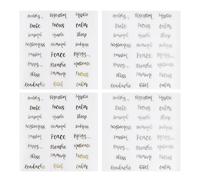 ifundom 18 Sheets Self-Adhesive Essential Oil Labels Stickers for Cosmetics Bottles, PVC Material with Easy Recognition, for Decorating and Organizing Bottles