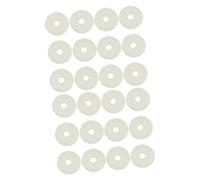 ifundom 180pcs Piano Washers Felt Piano Tuning Accessories for Key Leveling and Noise Reduction Hardness Washers for Musical Instruments White