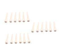 ifundom 18pcs Bone Guitar Bridge Brass Circle and Green Shell Dot Acoustic Guitar Bridge for Enhanced Sound Quality and Easy Replacement