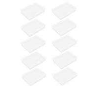 ifundom 18pcs Clear Playing Card Case Small Transparent Storage Box for Game Cards Craft Items Coins Jewelry Accessories PP Organizer Portable Pocket