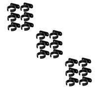 ifundom 18pcs Plastic Multi Functional Desktop Mic Clamp Stand Small Microphone Fixing Holder for Tabletop Use for Recording Microphone Setup