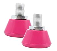 ifundom 1Pair Adjustable Rubber Roller Skate Toe Stops of Professional Stoppers with Bolt Non Marking Brake Plugs for Enhanced Stability and Comfort Compatible with Standard
