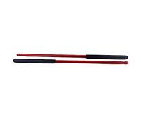 ifundom 1pair Aluminium Alloy Drumsticks Anti-rust Red Drumsticks for Drummer Exercises Drum Pad Practice Strong