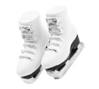 ifundom 1pair Miniature Ice Skates for Dolls Doll Accessories Realistic Design for Dollhouses for Ice Skating Scenes