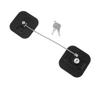 ifundom 1pc Boy Girl Window Safety Lock Boy Girl Refrigerator Door Lock Easy Install Black Durable Adhesive for Home School Office Use Protects Little Fingers from Injury