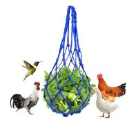 ifundom 1pc Convenient Livestock Feeder Mesh Bag Thickened Poultry Food Feeding Container Durable Nylon Design for Easy Carrying Promotes Healthy Eating Habits for Various Livestock