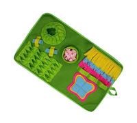 ifundom 1PC Creative Lawn Series Dog Sniffing Mat Rectangular Pet Puzzle Cushion for Smell Training Energy Consumption and Emotional Relief Fun Engaging Design