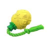 ifundom 1Pc Interactive Dog Chew with Rope Durable Pineapple Shape Treat Dispensing for Mental Stimulation and Playtime for Active Dogs