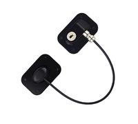 ifundom 1pc Kids Window Safety Lock Cupboard Child Locks Door Chain Sturdy Abs Alloy Prevent Falls Theft
