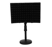 ifundom 1pc Noise Microphone Isolation Shield Sound Absorbing Panel for Studio Recording Black Suitable for Personal and and Portable Design